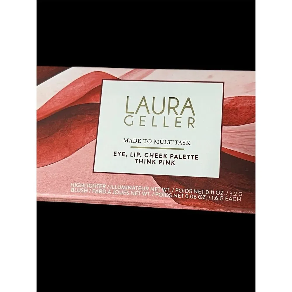 Laura Geller 3-in-1 Eye Lip Cheek Palette Think Pink